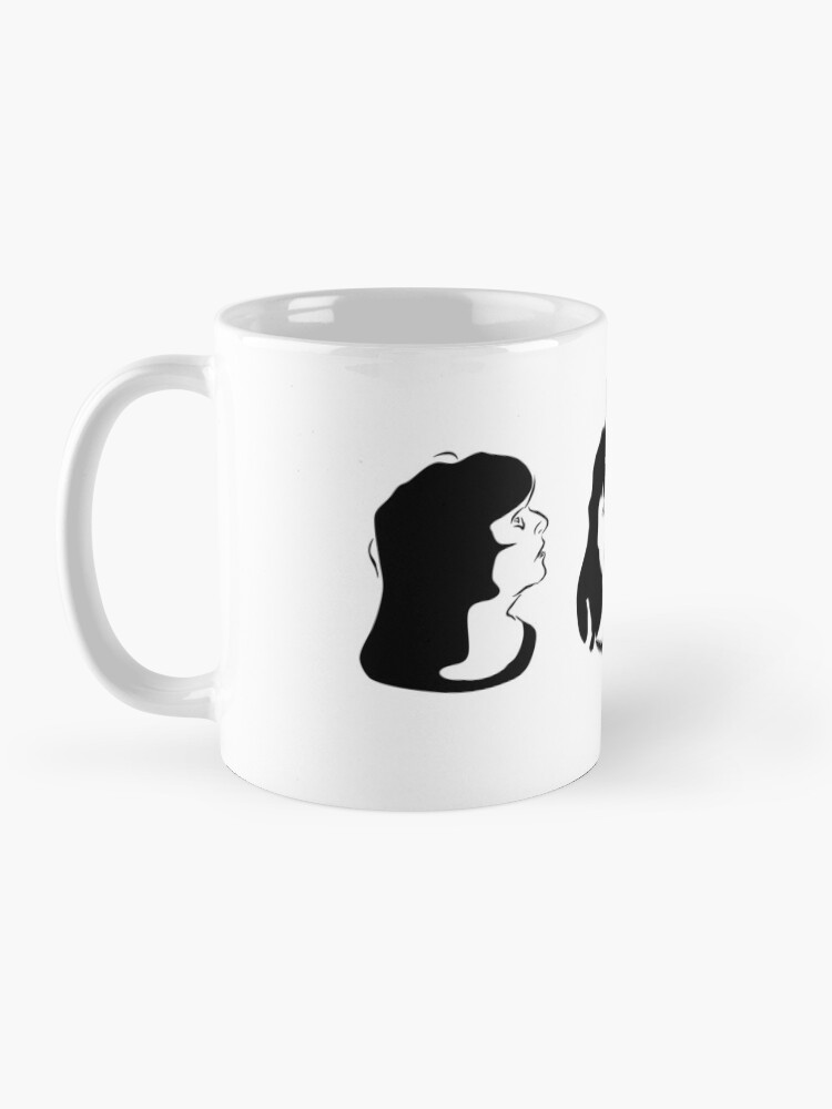 Alternate view of Triptych 3 faces (classic mug) Mug