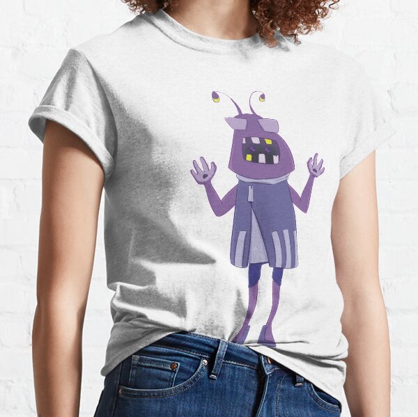 Alien on a Crumbling Planet Classic T-Shirt