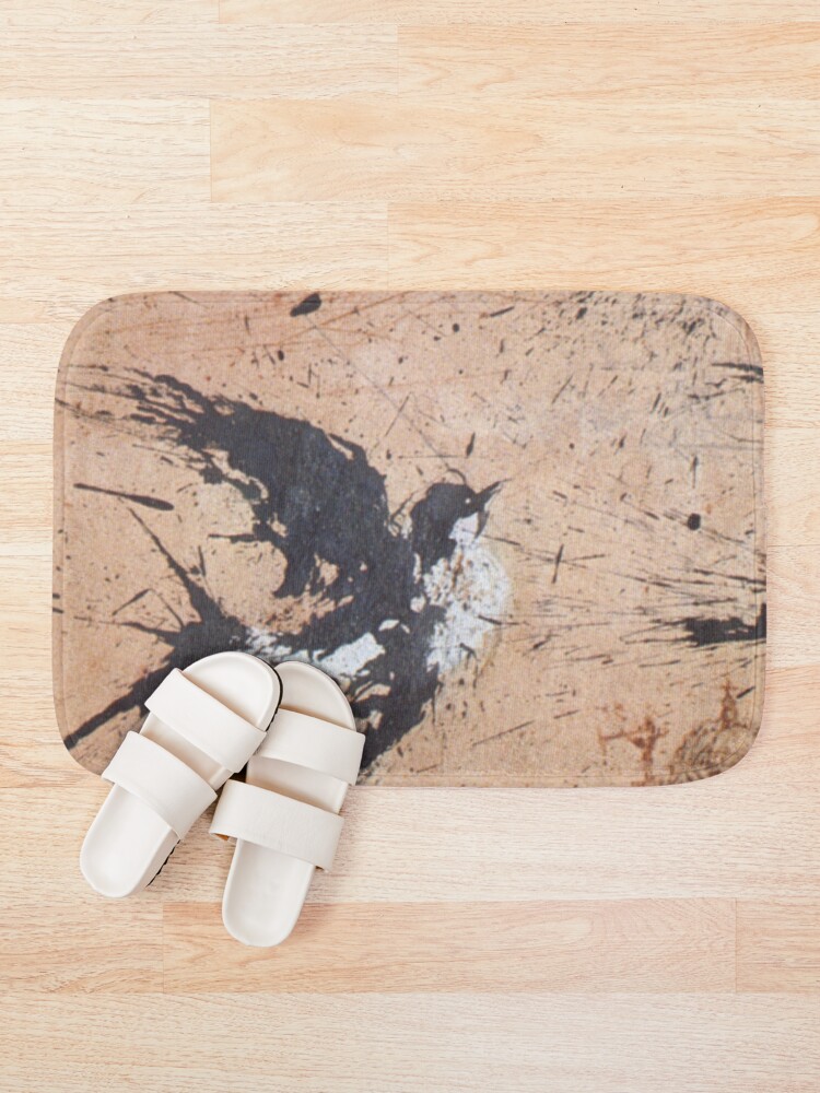 Alternate view of Salvador Dali, Swallow, 1957. Bath Mat