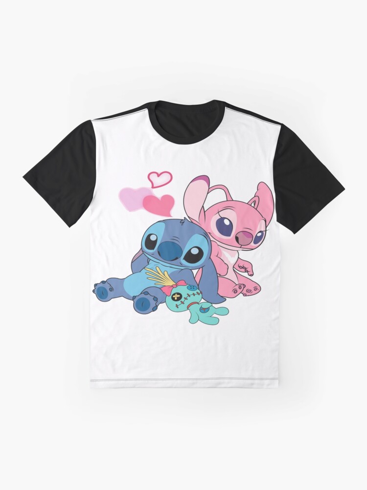 "stitch and angel" Tshirt by juliochaney Redbubble
