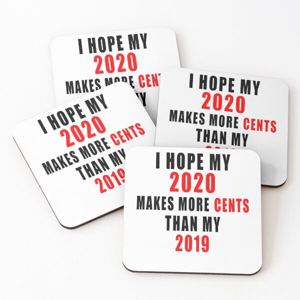 Item preview, I hope my 2020 makes more cents than my 2019 / joker / gift for the new year  designed and sold by Man Of Pixels.