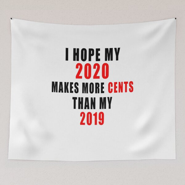 Item preview, I hope my 2020 makes more cents than my 2019 / joker / gift for the new year  designed and sold by Man Of Pixels.