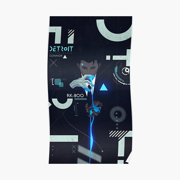 Connor Cover - Detroit Become Human Poster