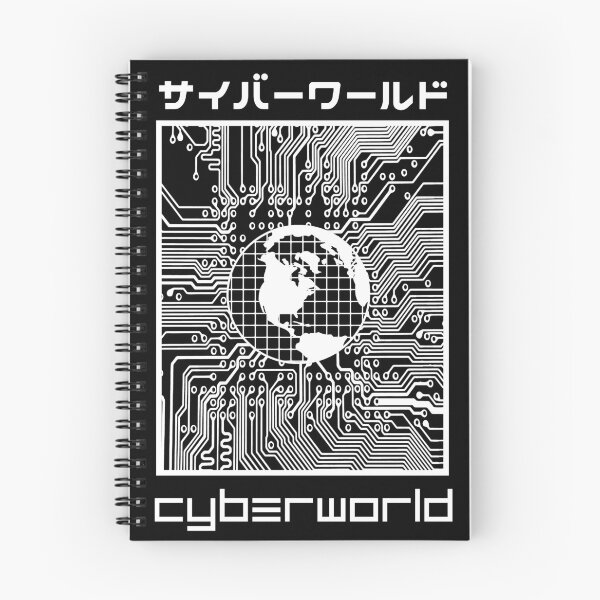 Item preview, "Cyberworld" White Print designed and sold by N0X-LUPUS.