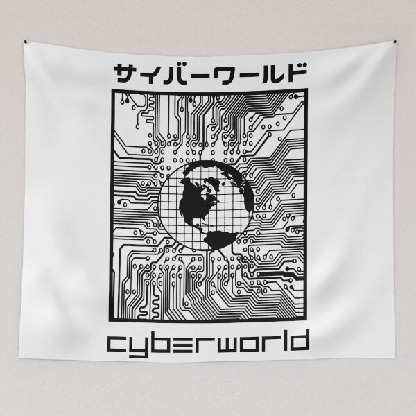 Item preview, "Cyberworld" Black Print designed and sold by N0X-LUPUS.