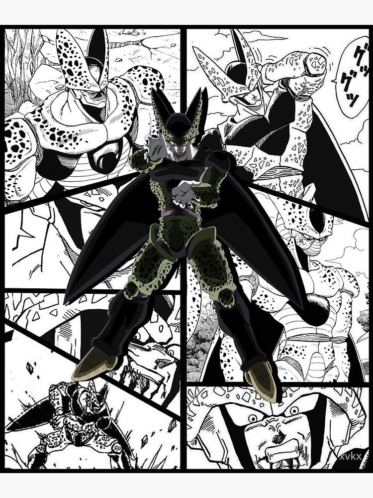 Cell Cell Dragon Ball Super Heroes Manga version christmas Art Board Print  by xvkx