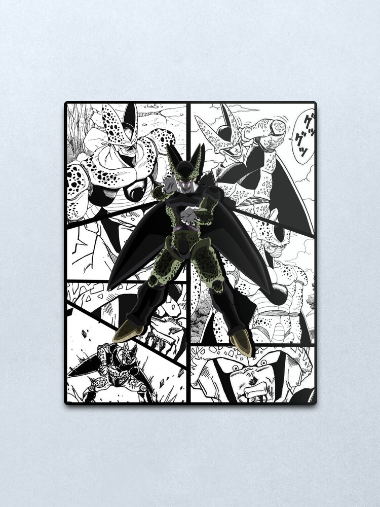 Cell Cell Dragon Ball Super Heroes Manga Version Christmas Metal Print By Xvkx Redbubble