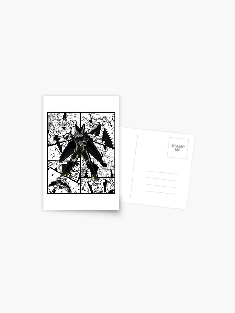 Cell Cell Dragon Ball Super Heroes Manga version christmas Greeting Card  by xvkx