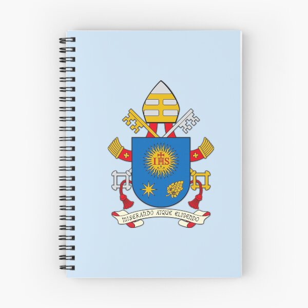 Item preview, Papal Coat of Arms for Pope Francis on blue designed and sold by JoeReiddesigns.