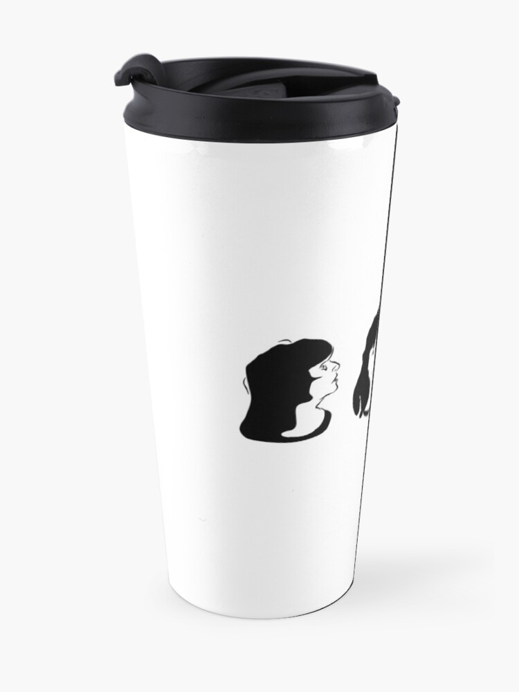Alternate view of Triptych 3 faces (travel mug) Travel Mug