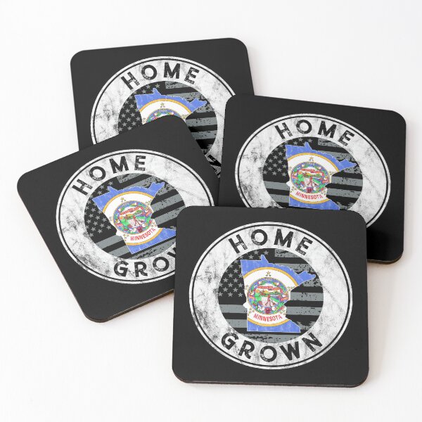 Item preview, Minnesota Native Quote Home Grown State American Flag Pride  designed and sold by CreatedByHeidi.