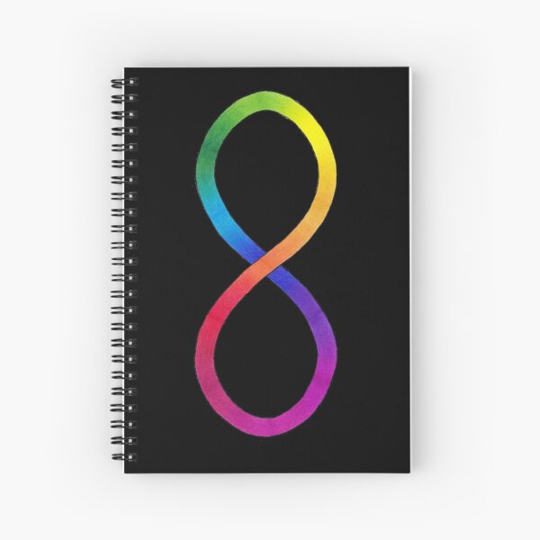 Autistic Pride Symbol - Vertical Spiral Notebook