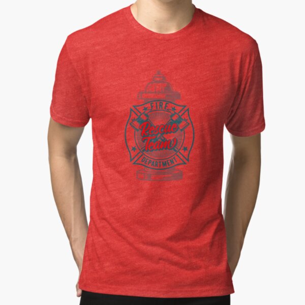 Fire / Rescue Maltese Shield Tri-blend T-Shirt