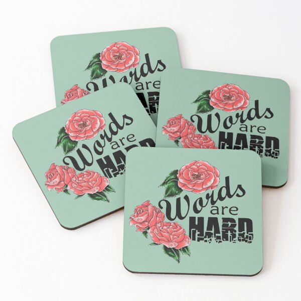 Item preview, Words are hard designed and sold by Little Beetle Works.