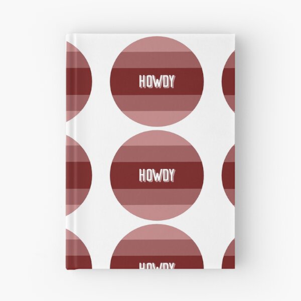 Item preview, circle maroon howdy designed and sold by brooke-rebe.