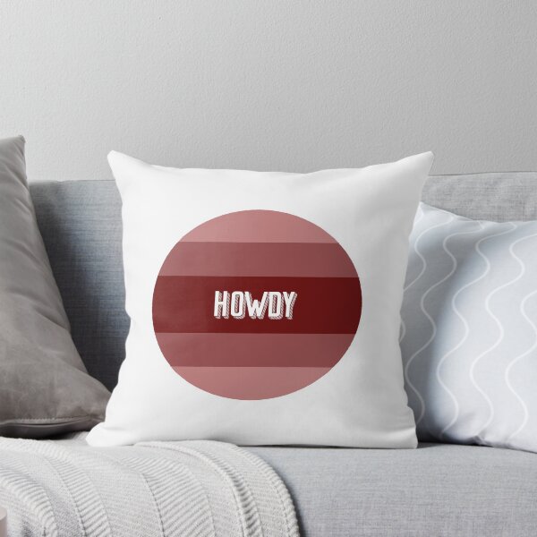 Item preview, circle maroon howdy designed and sold by brooke-rebe.