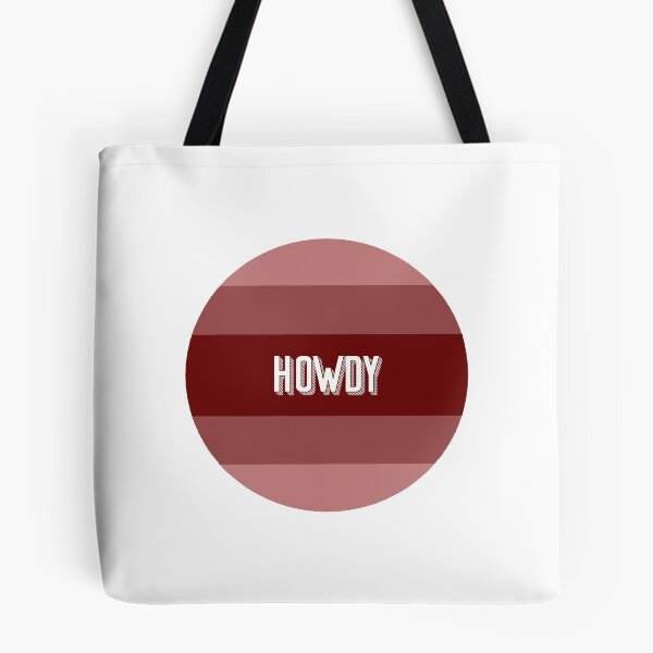 Item preview, circle maroon howdy designed and sold by brooke-rebe.