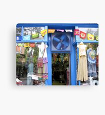 Blue Storefront Canvas Print