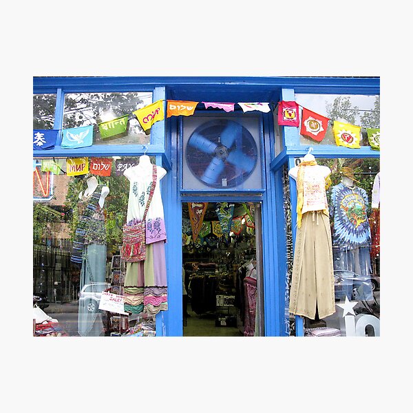 Blue Storefront Photographic Print