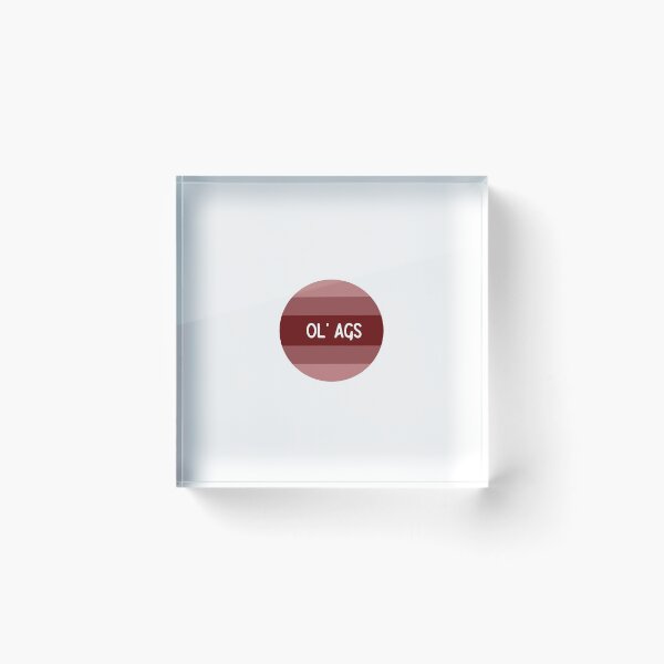 Item preview, circle maroon ol ags designed and sold by brooke-rebe.