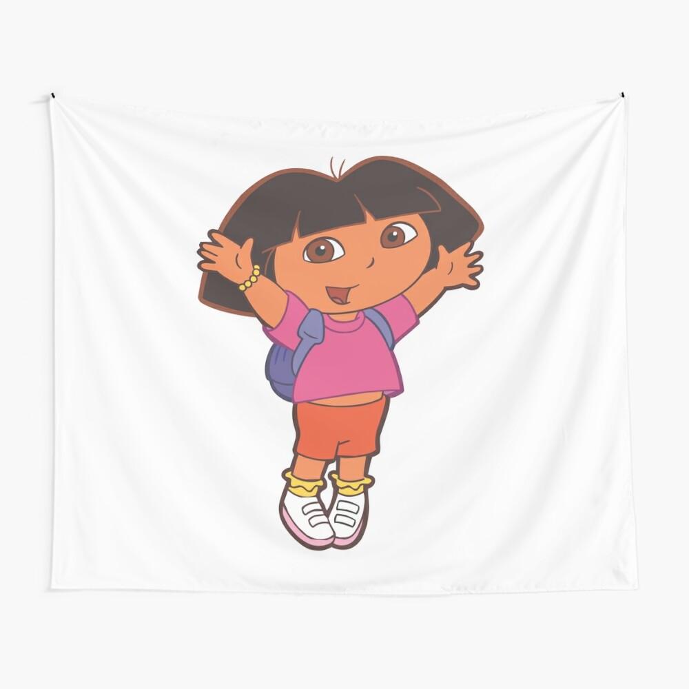 Dora The Explorer Merch Throw Blanket By Suwongit Redbubble - dora roblox hair