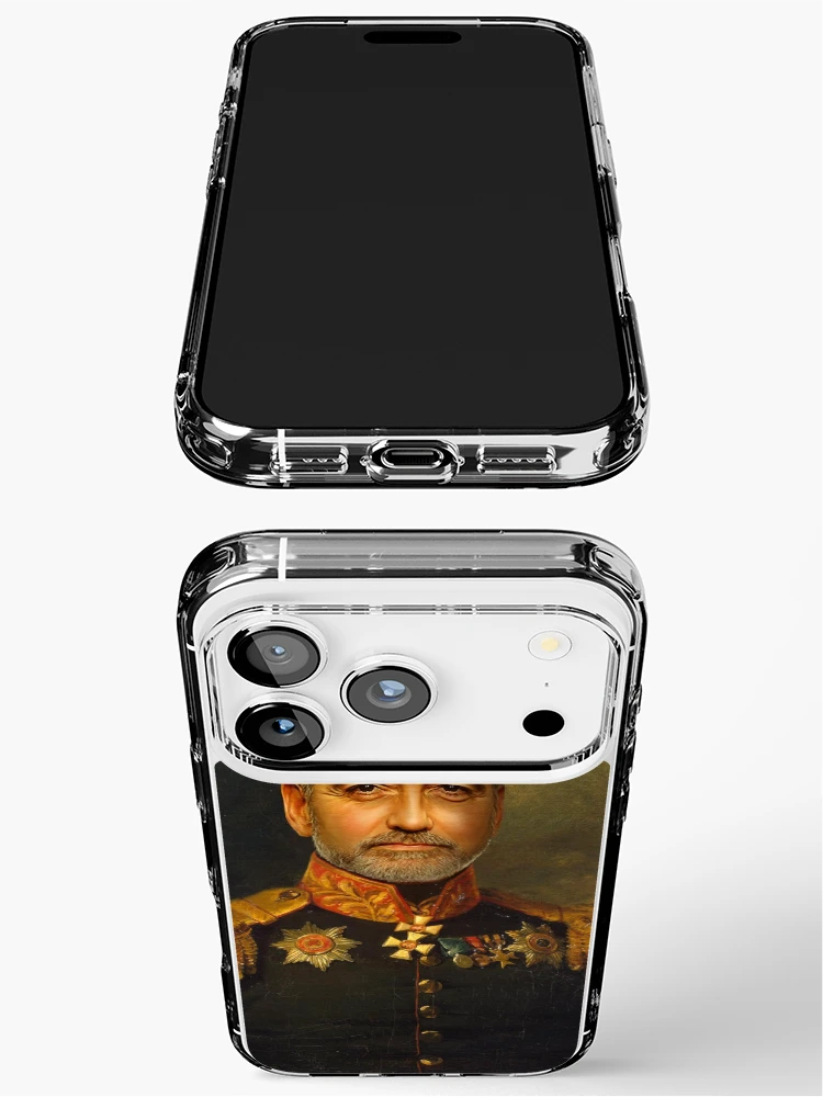 Thumbnail 3 of 5, iPhone Case, George Clooney - replaceface designed and sold by replaceface.