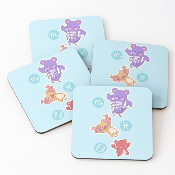 Item preview, Water Signs Astrology Kawaii designed and sold by Dr. Aya.