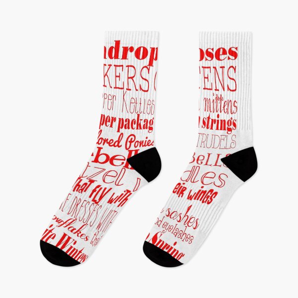 Item preview, My Favorite Things - White with Red Text designed and sold by PeppermintCreek.