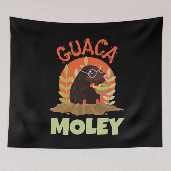 Item preview, Guaca Moley Mole Small Garden Trench designed and sold by MooonTees.