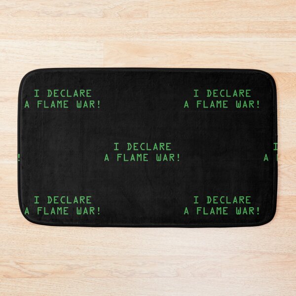 Item preview, I Declare A Flame War designed and sold by artpirate.