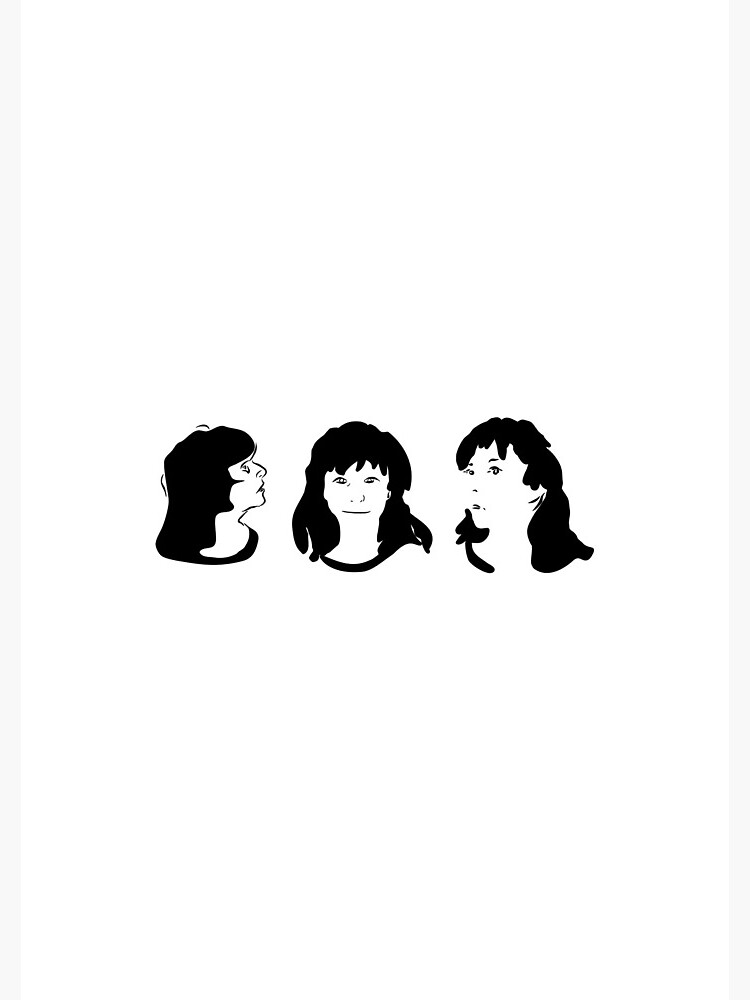 Triptych 3 faces (spiral notebook) by pollypaulusma