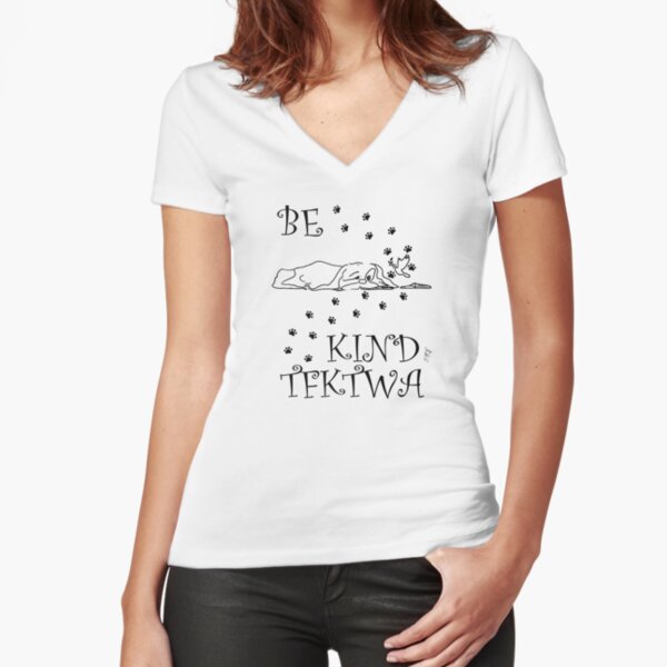 Fitted V-Neck T-Shirt