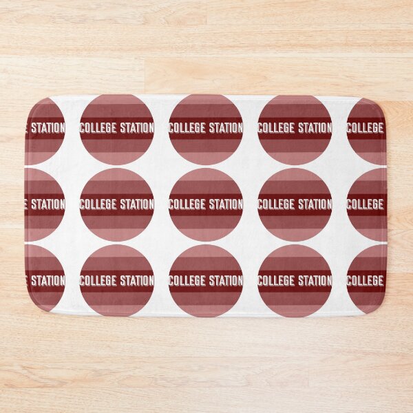 Item preview, circle maroon college station designed and sold by brooke-rebe.