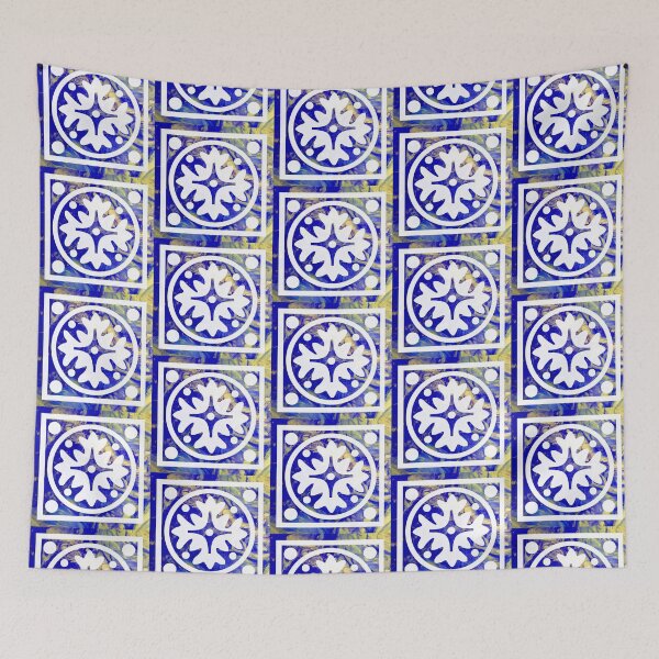 Item preview, Purple and Gold Tile designed and sold by PaintedbyCarol.
