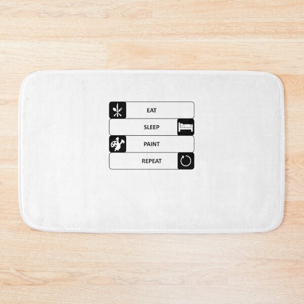 Item preview, Eat - Sleep - Paint - Repeat designed and sold by AndiHK.