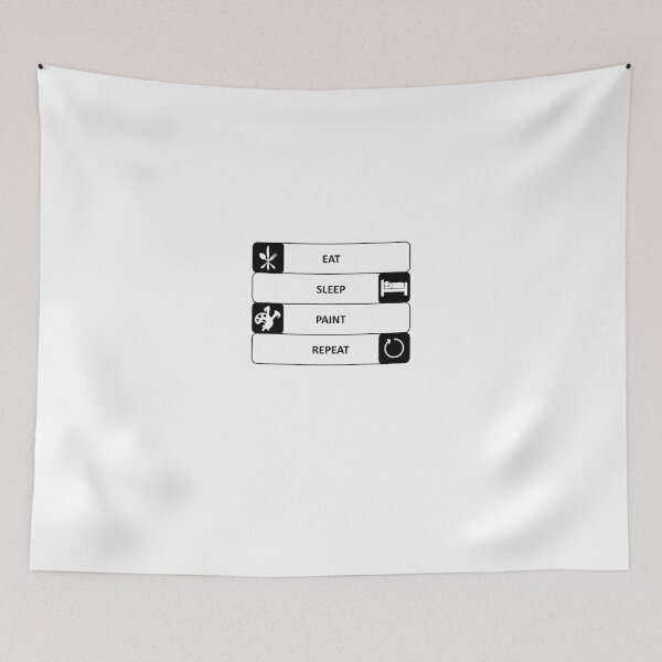 Item preview, Eat - Sleep - Paint - Repeat designed and sold by AndiHK.