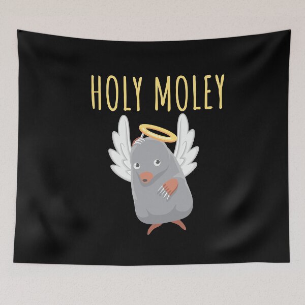 Item preview, Holy Moly Mole Angel Mole Hill Sweet Small designed and sold by MooonTees.
