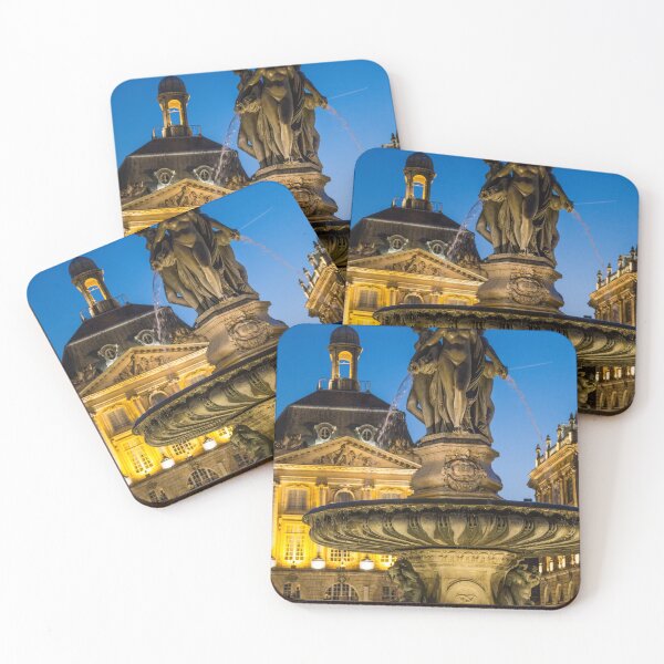 Item preview, France. Bordeaux. Three Graces Fountain. Night. designed and sold by vadim19.