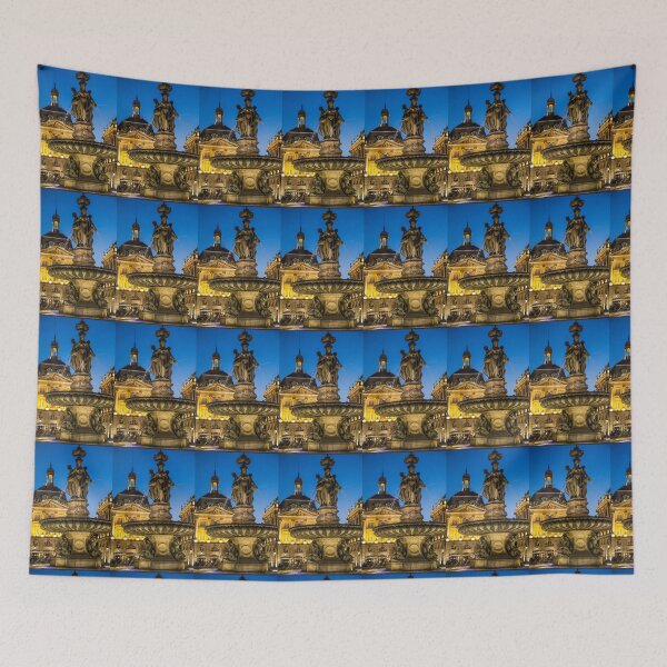 Item preview, France. Bordeaux. Three Graces Fountain. Night. designed and sold by vadim19.