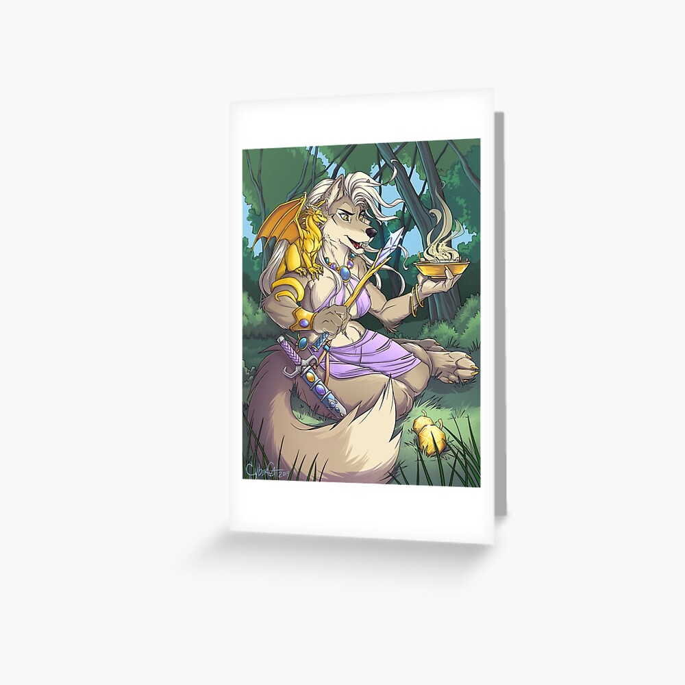 Item preview, Greeting Card designed and sold by cybercat.