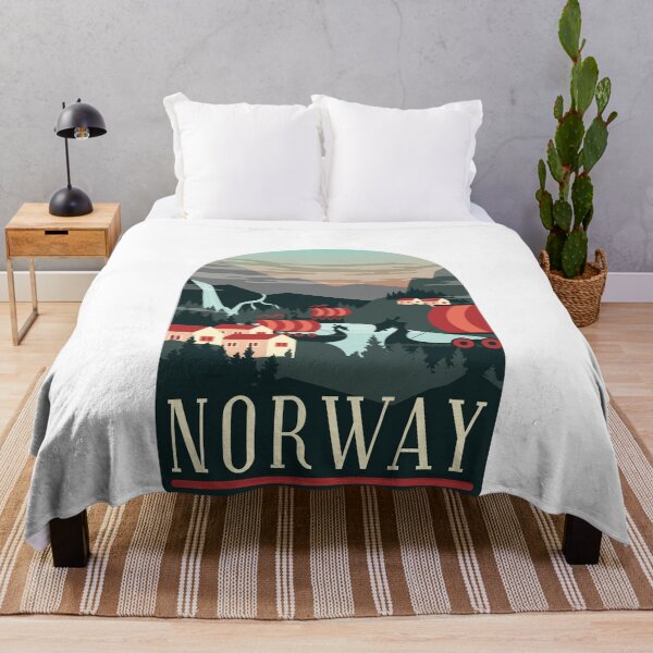 Item preview, Norway Skyline Shirt Design Gift present birthday christmas designed and sold by Timcito.