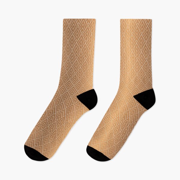 Item preview, Faux Metallic Gold Copper with White Diamond Geometric Pattern Overlay designed and sold by ankka.