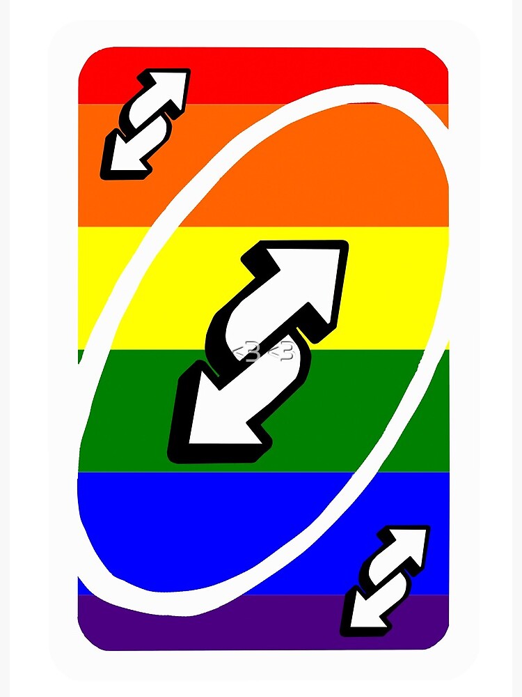 Pride Uno Reverse card Art Board Print for Sale by Bumble-Buzzing