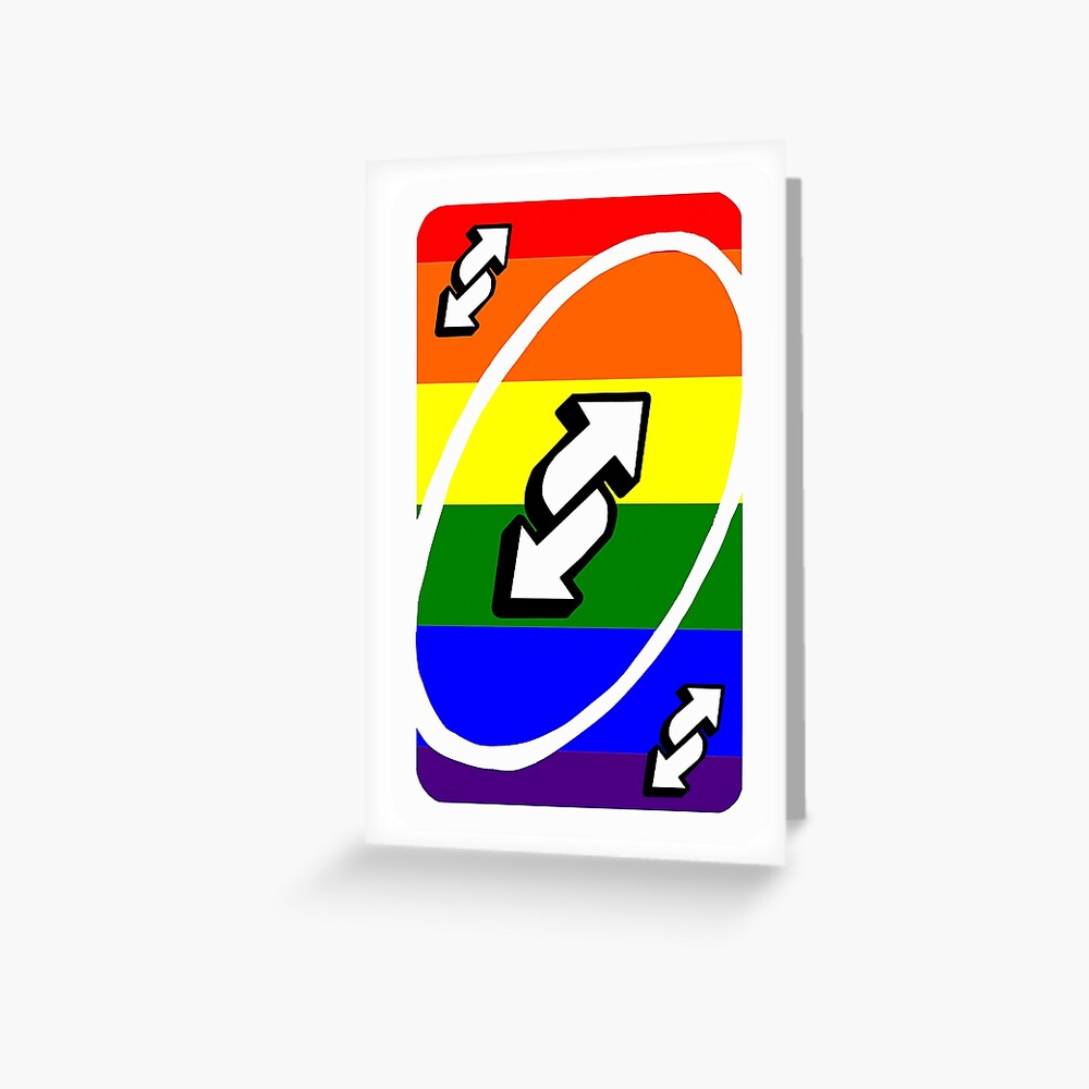 rainbow reverse uno card