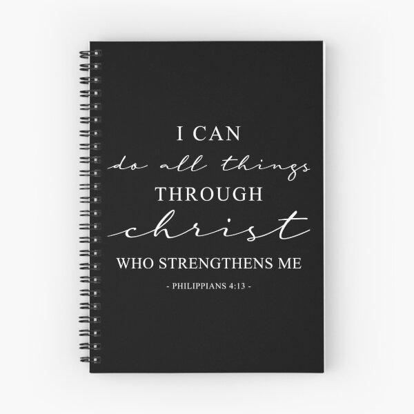Item preview, Philippians 4:13 - I Can Do All Things (Black) designed and sold by 4wordsmovement.