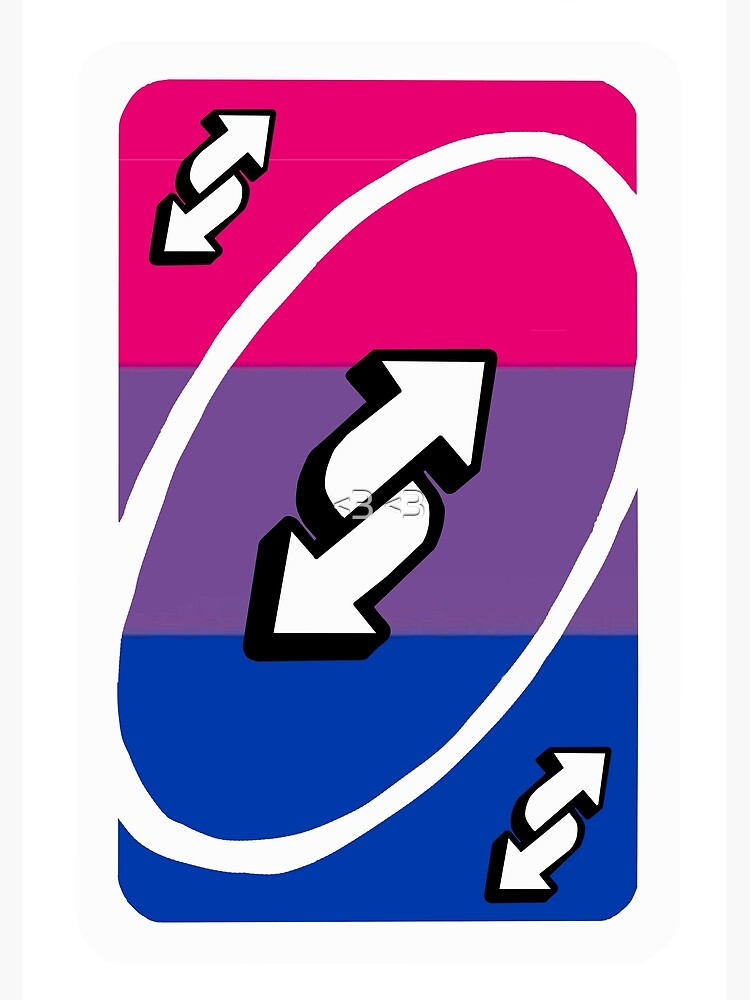 Bisexual Uno Reverse Greeting Card By Arnaaz Redbubble