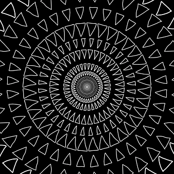 Artwork thumbnail, Triangles down by smallnotebook