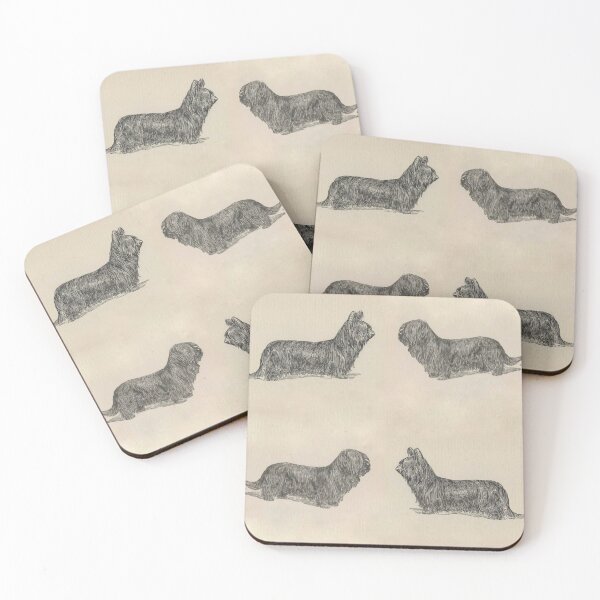 Item preview, Vintage Skye Terriers designed and sold by DeerhoundRhodry.