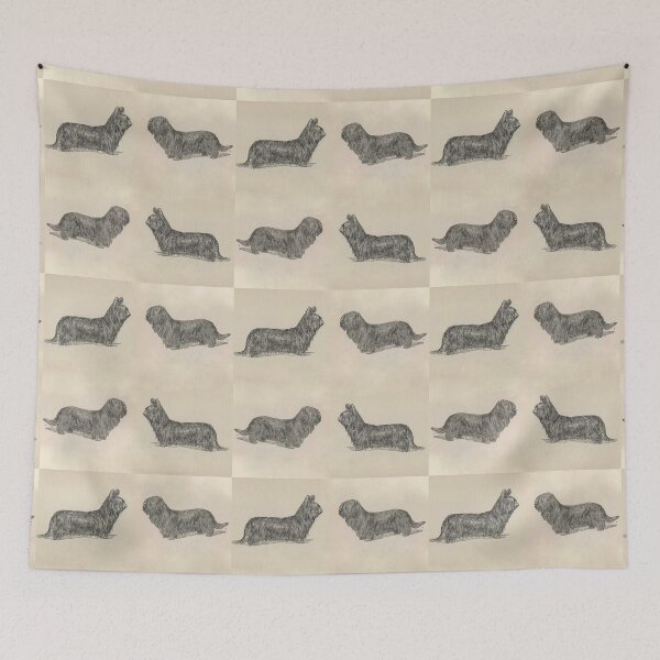 Item preview, Vintage Skye Terriers designed and sold by DeerhoundRhodry.