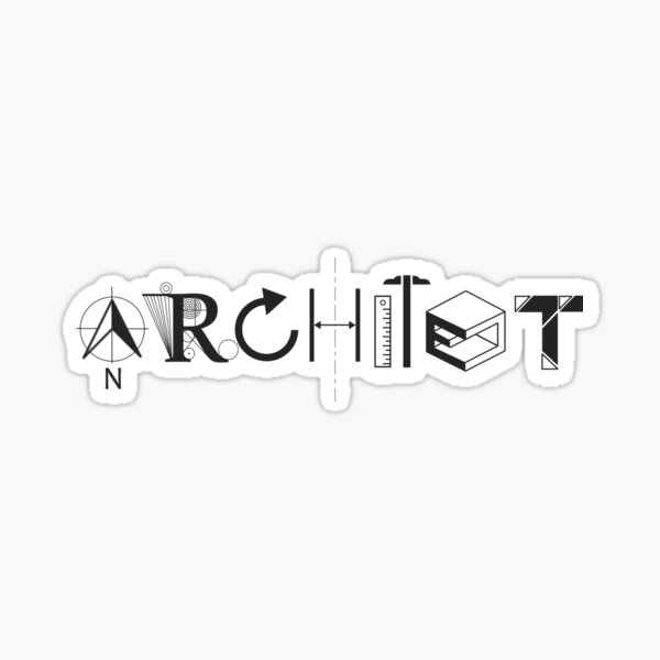 architecte Sticker